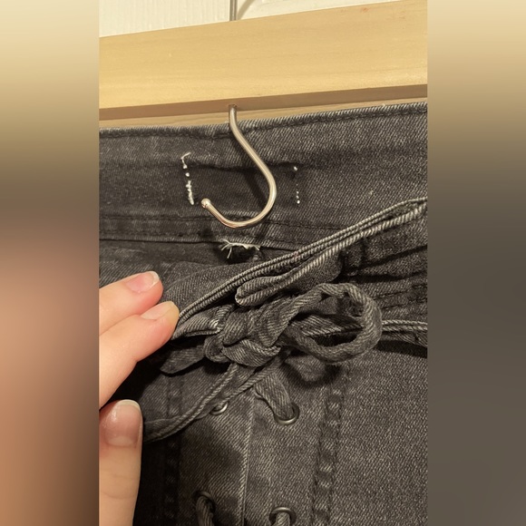 High Rise Lace Up Boot Jeans - Picture 16 of 16